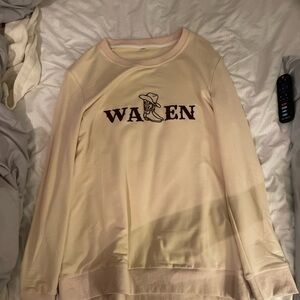 Morgan Wallen Cream Sweater